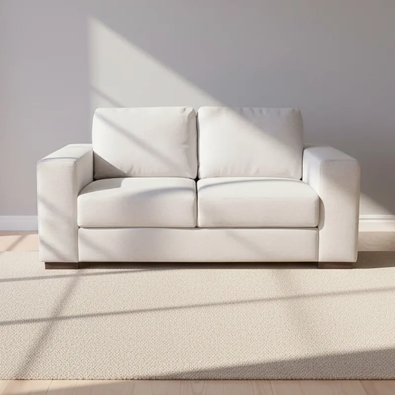 Sofa 2 Cuerpos Tela Natural-beige Smart Beige en Beige - Sillones y sofás, Uruguay | Divino