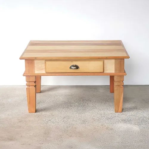 MESA RATONA TRANCOSO 80x60 en Madera natural - Mesas de living, Uruguay | Fundamento Muebles