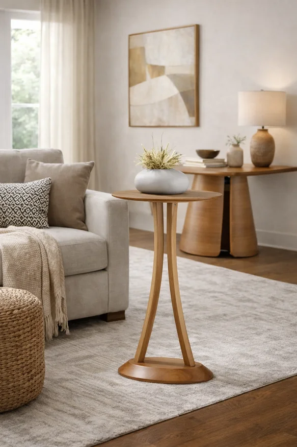 Mesa Lateral Hyggie en Madera natural - Mesas de living, Uruguay | Furest, vista 2