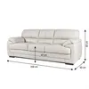 Sofá Oxford - Cuero Básico - 3 cuerpos - Arena - (Preventa) en Beige - Sillones y sofás, Uruguay | NYR, vista 6 de 6