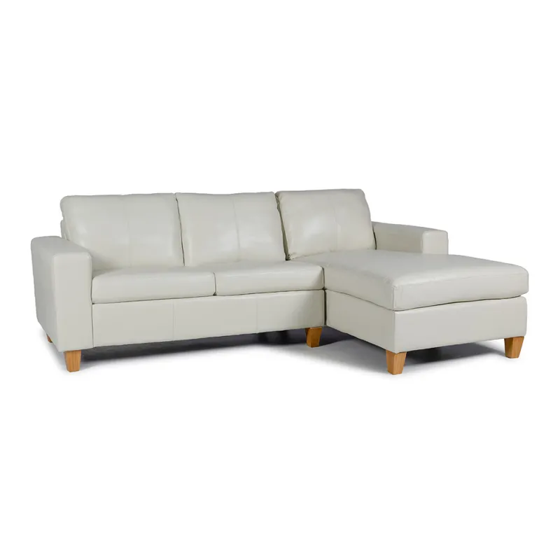 Rinconera Royale - Cuero Básico - Chaise Derecho - 509 (Off White) en Beige, Uruguay | NYR