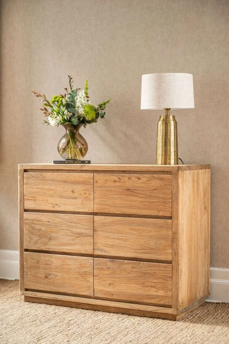 COMODA LUNA - OLMO MACIZO en Madera natural - Cómodas, Uruguay | La Iberica, vista 6