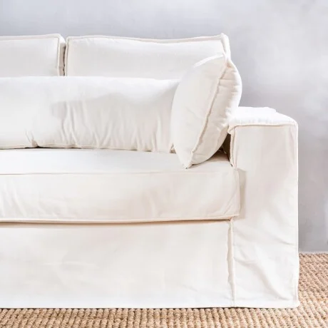 Sillón Garda 2 Cuerpos - Blanco en Blanco - Sillones y sofás, Uruguay | Aihaus, vista 3