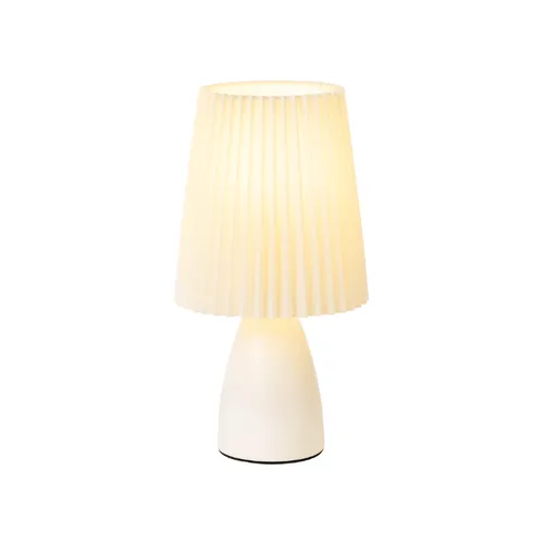 L. MESA MIA BLANCA 10X31 en Blanco - Lámparas de mesa, Uruguay | Masinfinito Casa