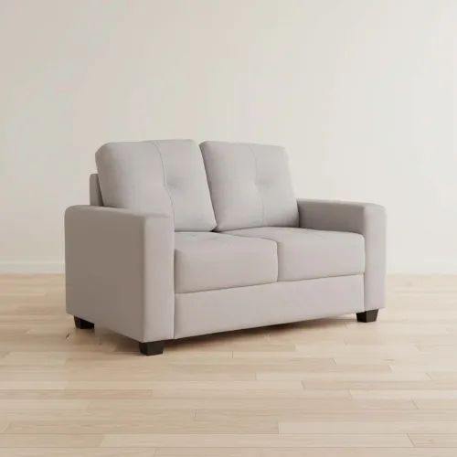 Sillón 2 Cuerpos Tela Gris Piria en Gris - Sillones y sofás, Uruguay | Divino
