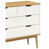Cómoda 4 Cajones - Linea Nordica - Roble/Blanco en Multicolor - Cómodas, Uruguay | Rústico Hogar, vista 4 de 4