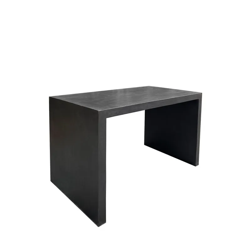 MESA COMEDOR TACOMA CEMENTO 146X80X92 NEGRA en Gris - Mesas de comedor, Uruguay | Masinfinito Casa