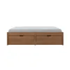 Cama Madera Maciza Con Cajones - Queen - Linea Beauty / Funcional - Amendoa en Marrón - Dormitorio, Uruguay | Rústico Hogar, vista 3 de 4