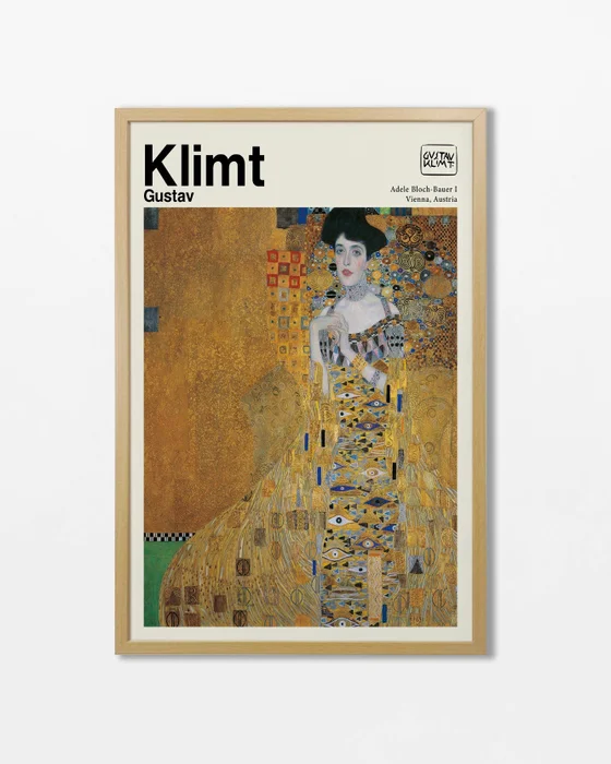 Gustav Klimt - Adele Bloch-Bauer I en Dorado - Láminas, Uruguay | La Cuadrería