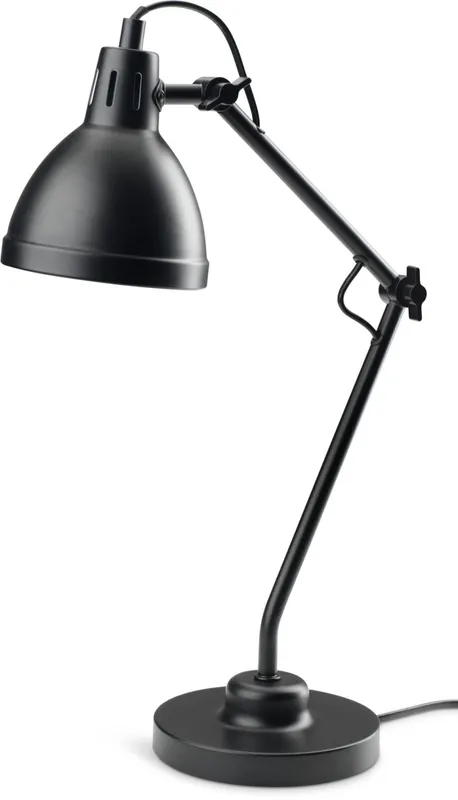 Lámpara de mesa PATRIK Ø14xA45cm negro en Negro, Uruguay | JYSK
