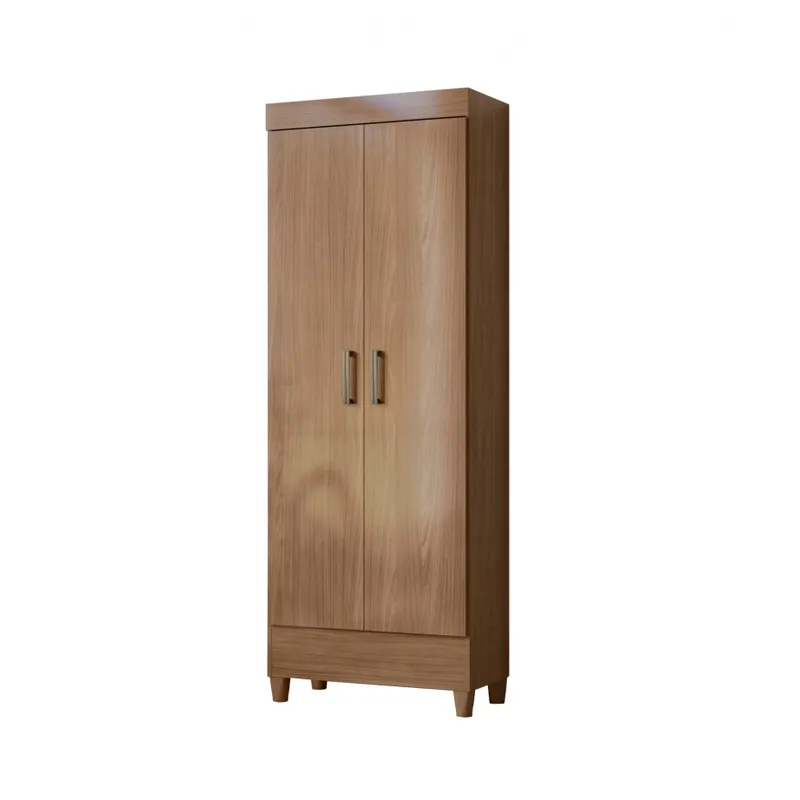 Ropero 2 puertas - Terminación Jequitibá - Linea FIT en Marrón - Roperos y placares, Uruguay | Rústico Hogar