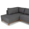 Rinconera Amadeus Chica - Tela Microfibra - Chaise Izquierdo - 2160 (Grafito) en Gris - Sillones y sofás, Uruguay | NYR, vista 3 de 5
