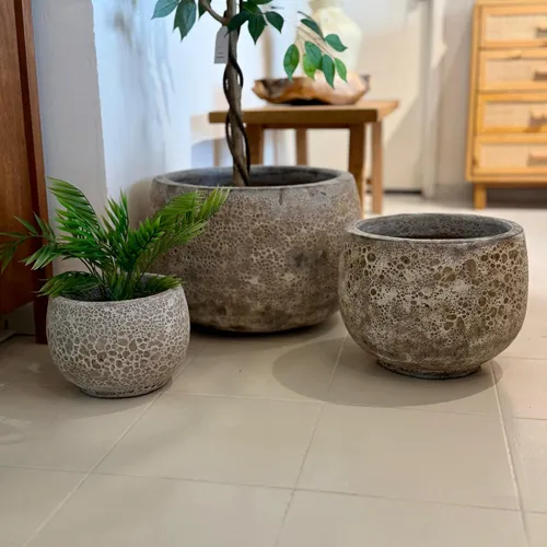 Maceta cemento Luna, Uruguay | FMB