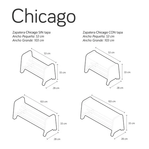 Zapatera Chicago en Madera natural - Aparadores y recibidores, Uruguay | Benteveo, vista 6