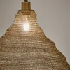 Lámpara de techo Sarraco de metal dorado - Ø 58 cm en Amarillo - Lámparas colgantes, Uruguay | Kavehome, vista 2 de 3
