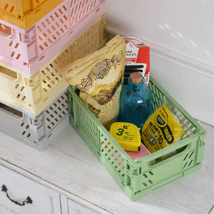 Caja de almacenamiento plegable - verde en Verde - Canastos, Uruguay | Buho Store, vista 2