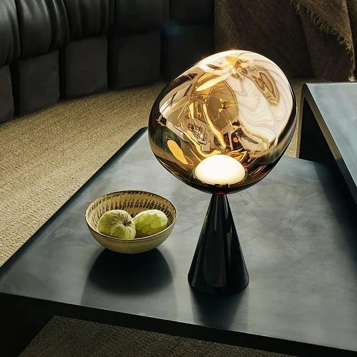 LUMINARIA DE MESA GOLD BOULE Dorado - Lámparas de mesa, Uruguay | Viasono