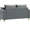 Sofá 3 cps OSLO - Gris Oscuro en Gris - Sillones y sofás, Uruguay | Finkel, vista 4 de 4
