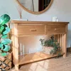 Recibidor con dos cajones y estante en Madera natural - Muebles, Uruguay | Decoramuss, vista 4 de 4