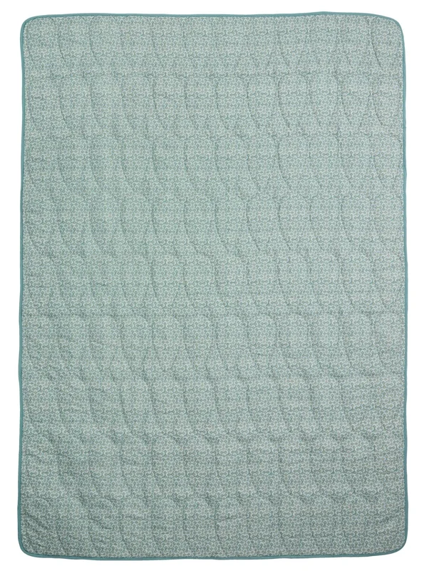 Manta acolchada KAMILLE 140x200 bl/petroleo en Azul - Textiles, Uruguay | JYSK, vista 3