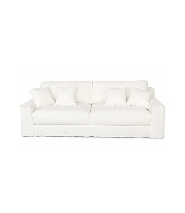 SOFÁ MILANO LINO BLANCO en Blanco - Sillones y sofás, Uruguay | Masinfinito Casa