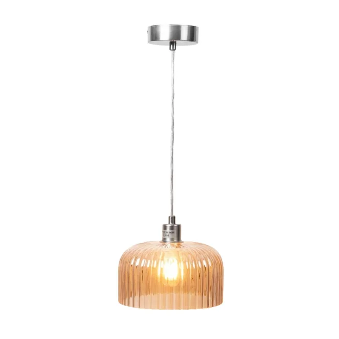 Lámpara De Techo Lp95677 Metal-y-vidrio Natural-beige Lp95677 en Amarillo - Lámparas colgantes, Uruguay | Divino, vista 2