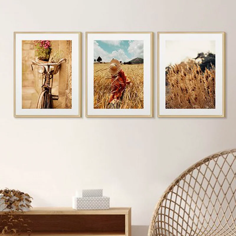 Set de 3 cuadros decorativos Naturaleza 30x40cm N°1 - Decoración de pared, Uruguay | Alta Gracia Deco, vista 3
