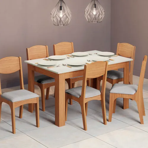 Mesa de Comedor Anton en Marron, Blanco - Mesas de comedor, Uruguay | Casa Brava