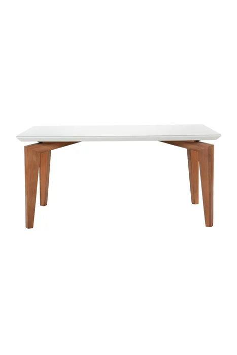 MESA COMEDOR ARIZONA MADERA/VIDRIO 160X90X76H - Mesas de comedor, Uruguay | Vinibel, vista 2