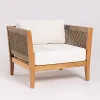 POLTRONA CANNES CUERDA RAMI Y ACQUABLOCK CRUDO 86x74x66CM JATOBA - Muebles para el exterior, Uruguay | Vinibel, vista 1 de 3