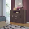 Cómoda Cajonera 2 Puertas 4 Cajones Dormitorio Blan 303866 - Cómodas, Uruguay | Muebles Express, vista 3 de 6