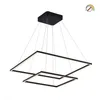 Colgante led dos Marcos 60 + 40cm 70W Dimerizable NEGRO en Negro - Lámparas colgantes, Uruguay | Iluminica, vista 2 de 6
