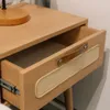 Mesa de Luz Praga - Marrón Claro con Esterilla - Mesas de luz, Uruguay | Berna home, vista 5 de 7