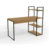 MESA DE ESCRITORIO CON ESTANTERIA LINEA INDUSTRIAL HIERRO - Bibliotecas, Uruguay | Balton, vista 3 de 10