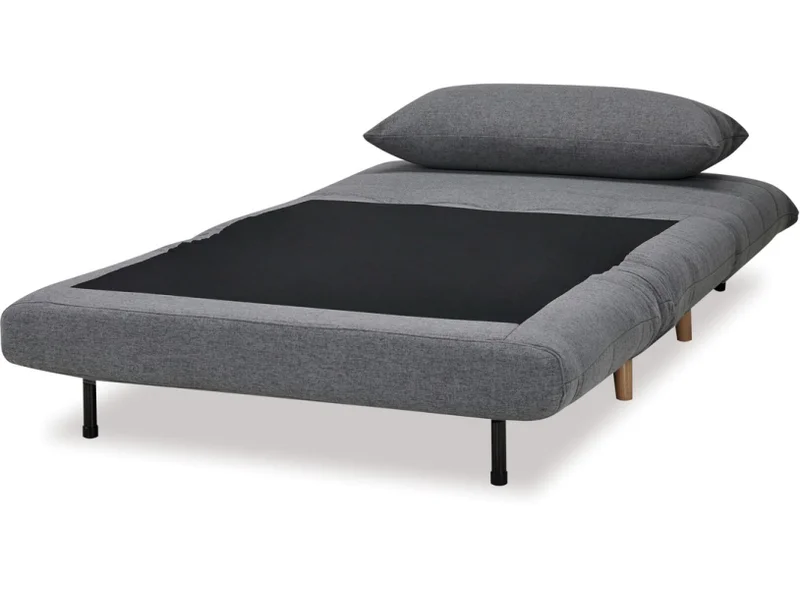 Sillón Cama Individual UNO - Gris en Gris - Butacas, banquetas y puffs, Uruguay | Samic, vista 3