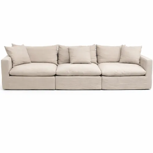 Sofá Río, 4 Cuerpos - Beige en Beige - Sillones y sofás, Uruguay | Indian