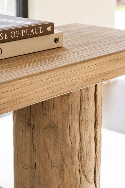 MESA DE ARRIMO /CONSOLA SILVESTRE - 1.50 MTS en Madera natural - Bibliotecas, Uruguay | La Iberica, vista 7