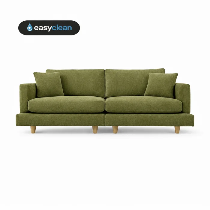 Sofa Dublin 3 Cuerpos (250 cm) EASY CLEAN – 2 Módulos - Verde en Verde - Sillones y sofás, Uruguay | Berna Home