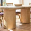 MESA COMEDOR OVAL - 2.20 X 1.05 MTS en Madera natural - Mesas de comedor, Uruguay | La Iberica, vista 2 de 17