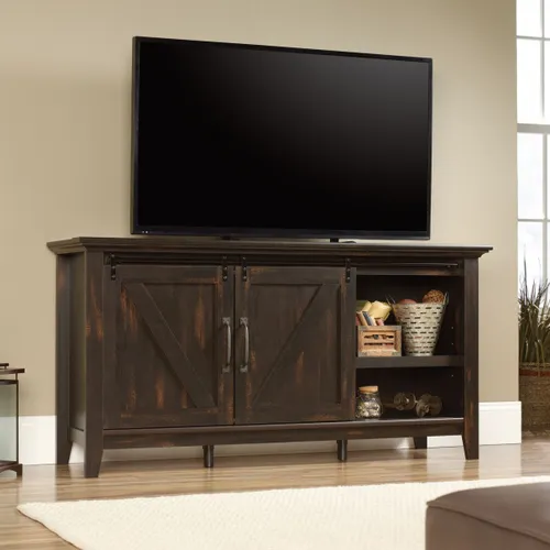 Rack para tv 70" Puertas Corredizas - Sauder - Dakota Pass - Muebles para TV, Uruguay | Rústico Hogar
