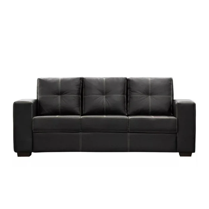 Sillón Bert - 3 cuerpos Negro en Negro - Sillones y sofás, Uruguay | Ecowood, vista 3