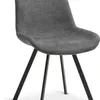 Silla de comedor HYGUM giratoria gris/negro en Gris/negro - Sillas, Uruguay | JYSK, vista 1 de 5