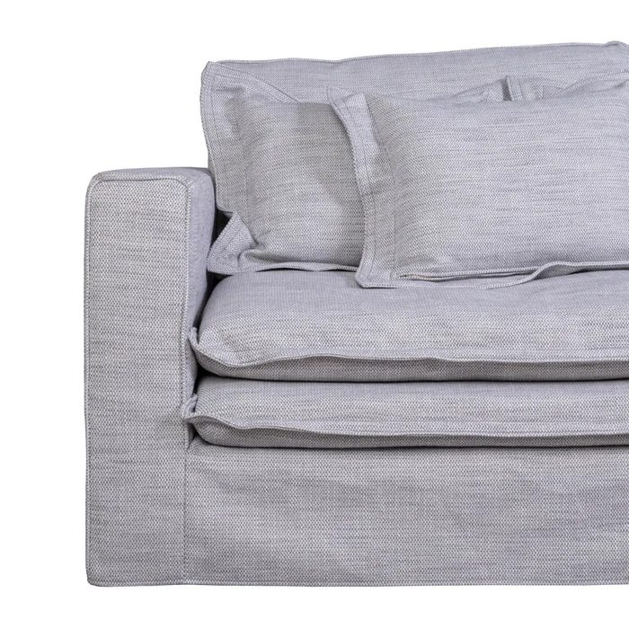 Sofá 3 Cuerpos Tela-premium Gris Lazy en Gris - Sillones y sofás, Uruguay | Divino, vista 5
