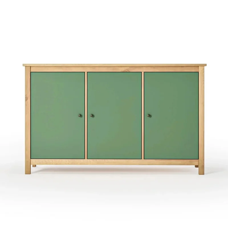 Cómoda Aparador 3 Puertas - Línea Maden - Verde en Verde - Aparadores y recibidores, Uruguay | Ecowood, vista 3