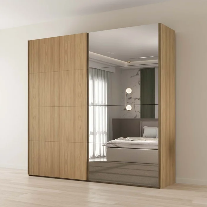 Placard 2 Puertas Mdf Marron Trentino en Marrón - Roperos y placares, Uruguay | Divino