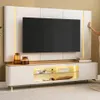 Home Rack/Panel Santorini Curvo con Led - Muebles para TV, Uruguay | Balton, vista 1 de 9
