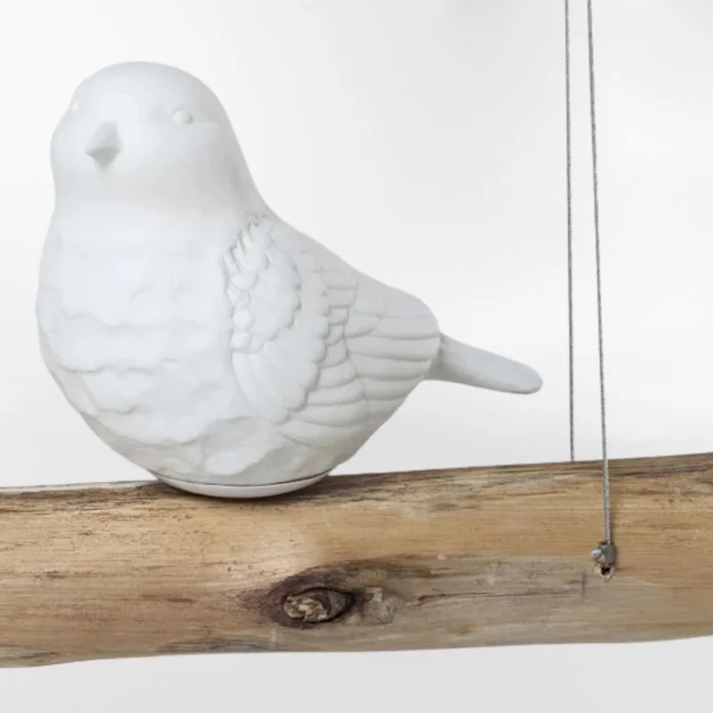 LUMINARIA DE TECHO DINING BIRDS Blanco  en Madera natural - Lámparas de mesa, Uruguay | Viasono, vista 3