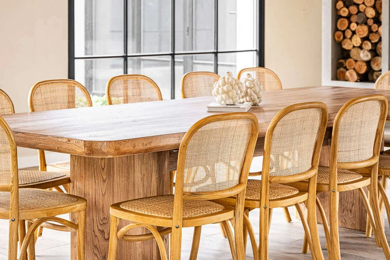 MESA COMEDOR ATHENA - 3.00 X 1.00 MTS en Madera natural - Mesas de comedor, Uruguay | La Iberica, vista 12