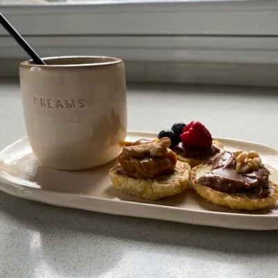 Set vaso y plato ovalado en cerámica en Beige - Decoración, Uruguay | Dreams On Time, vista 8
