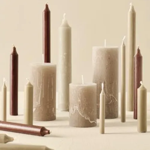 Pack x12 velas Amiel - Taupe - Velas y Portavelas, Uruguay | Walnut